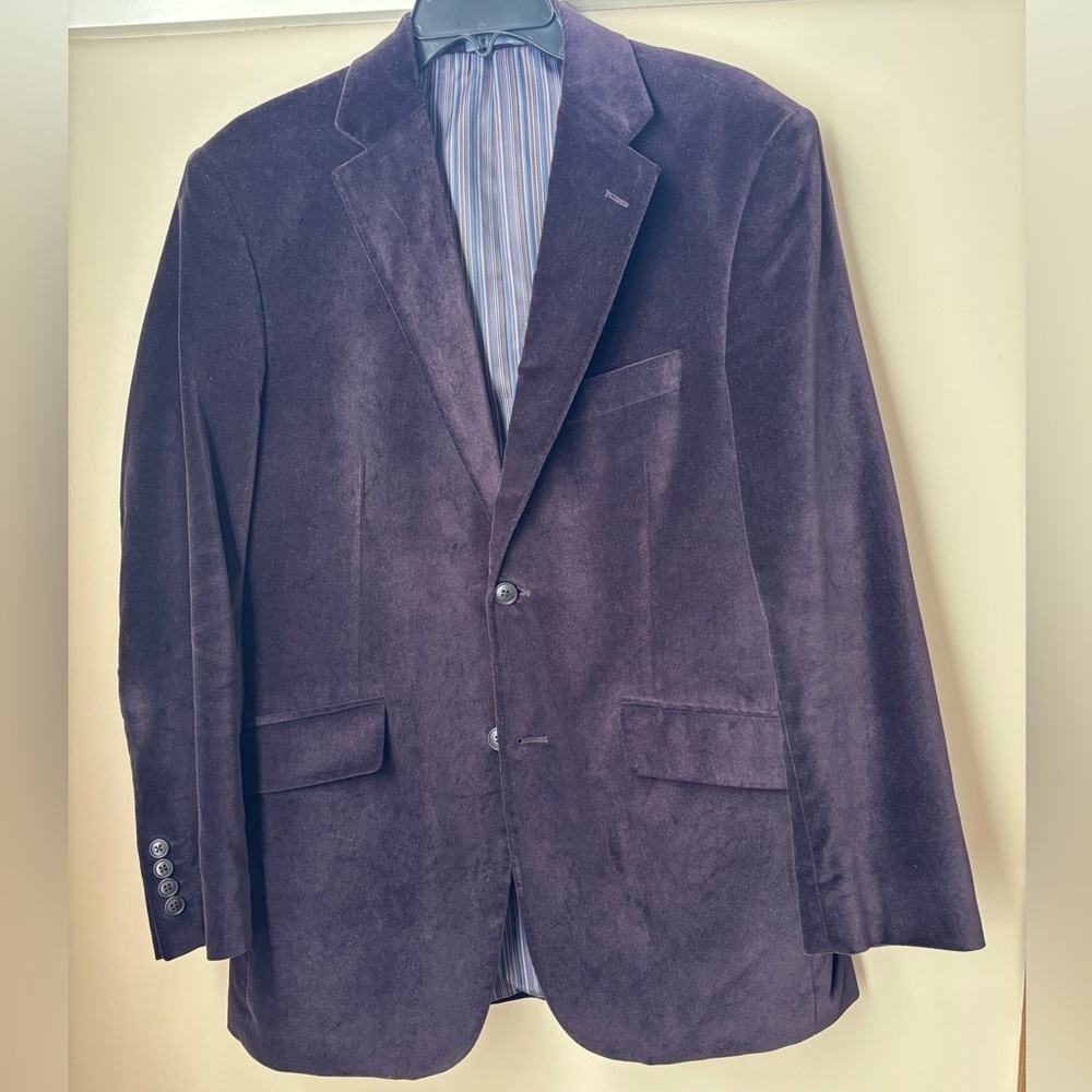 Men’s velvet jacket size Size 38R
